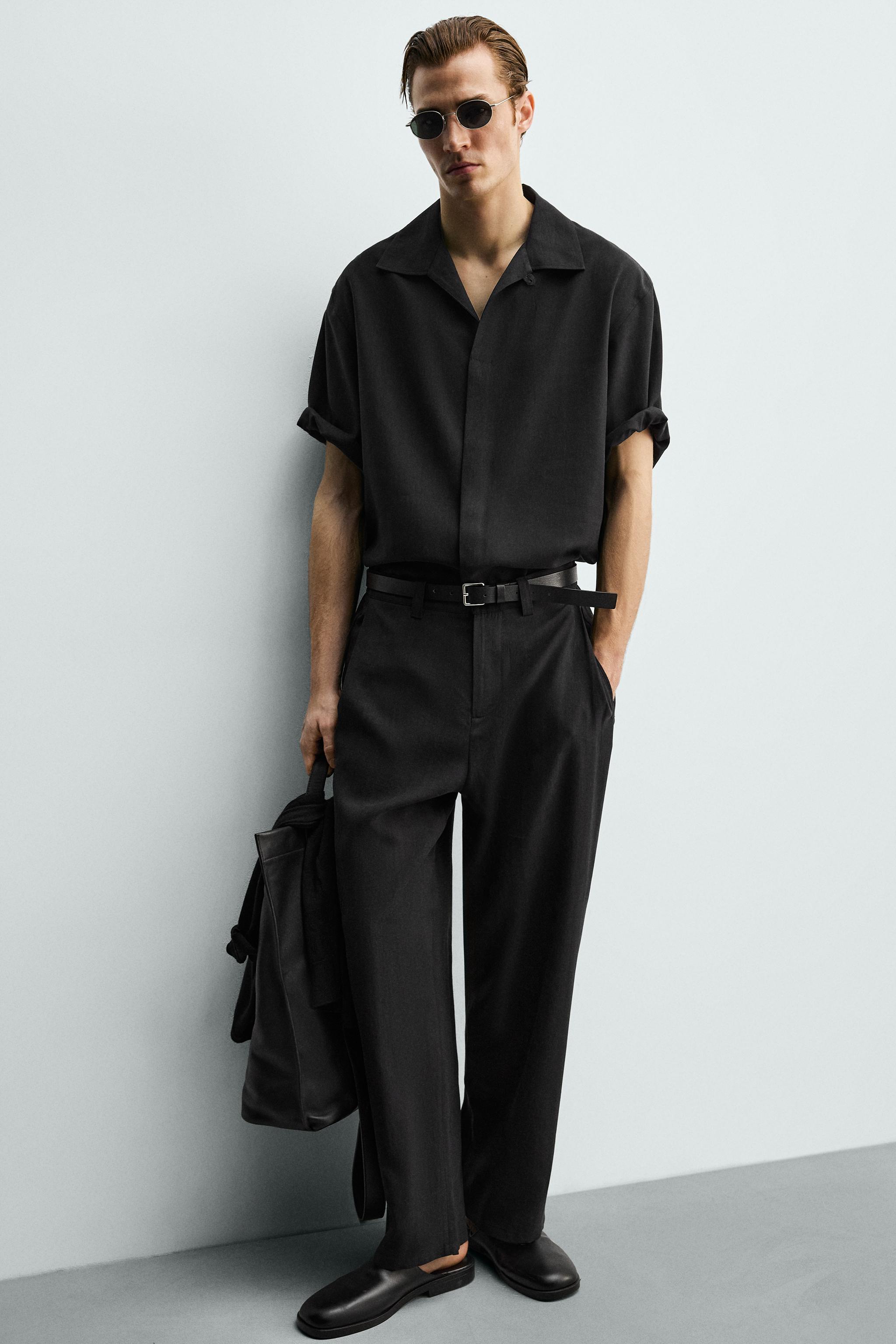 FLOWY PLEATED PANTS